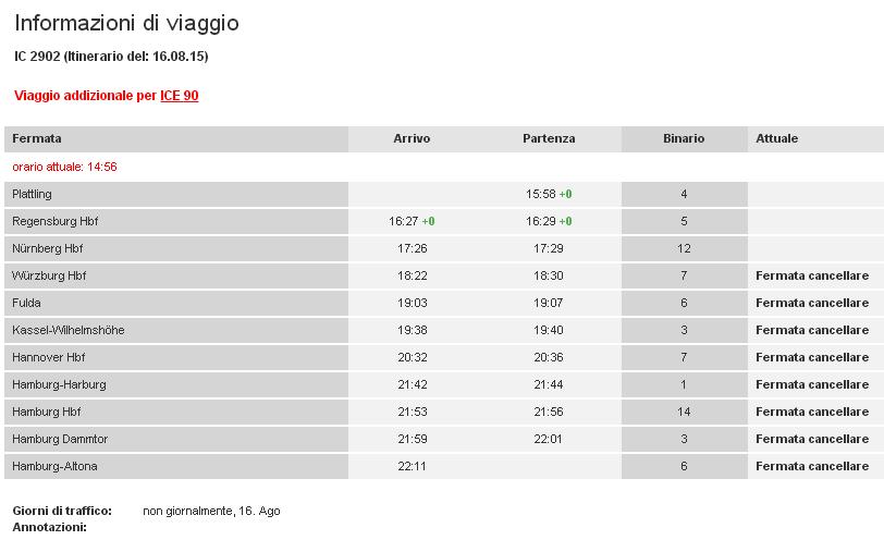 Plattling 16-08-2015 orario del IC2902 supplementare a ICE90.JPG