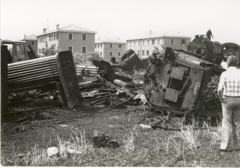 0020 Deposito Locomotive Treviso Demolizioni fine anni 70 Foto Nazario Bobbo.JPG