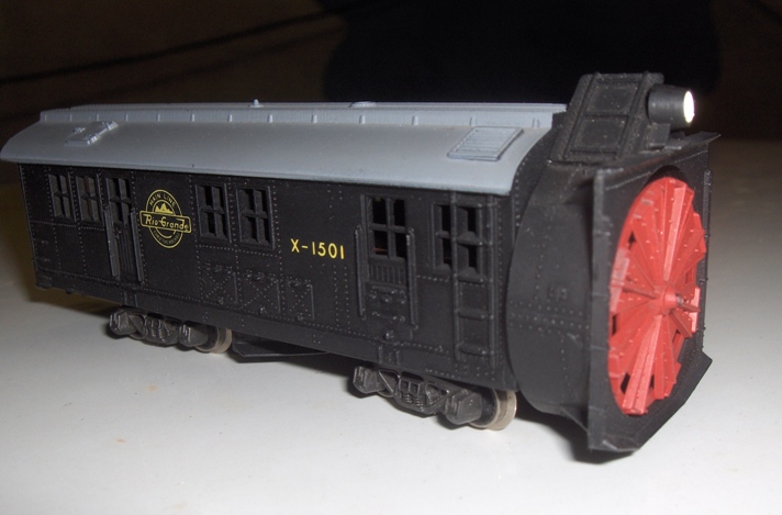 1964 - Carro spazzaneve americano con elica mobile Denver and Rio Grande Western - codice 2264.JPG